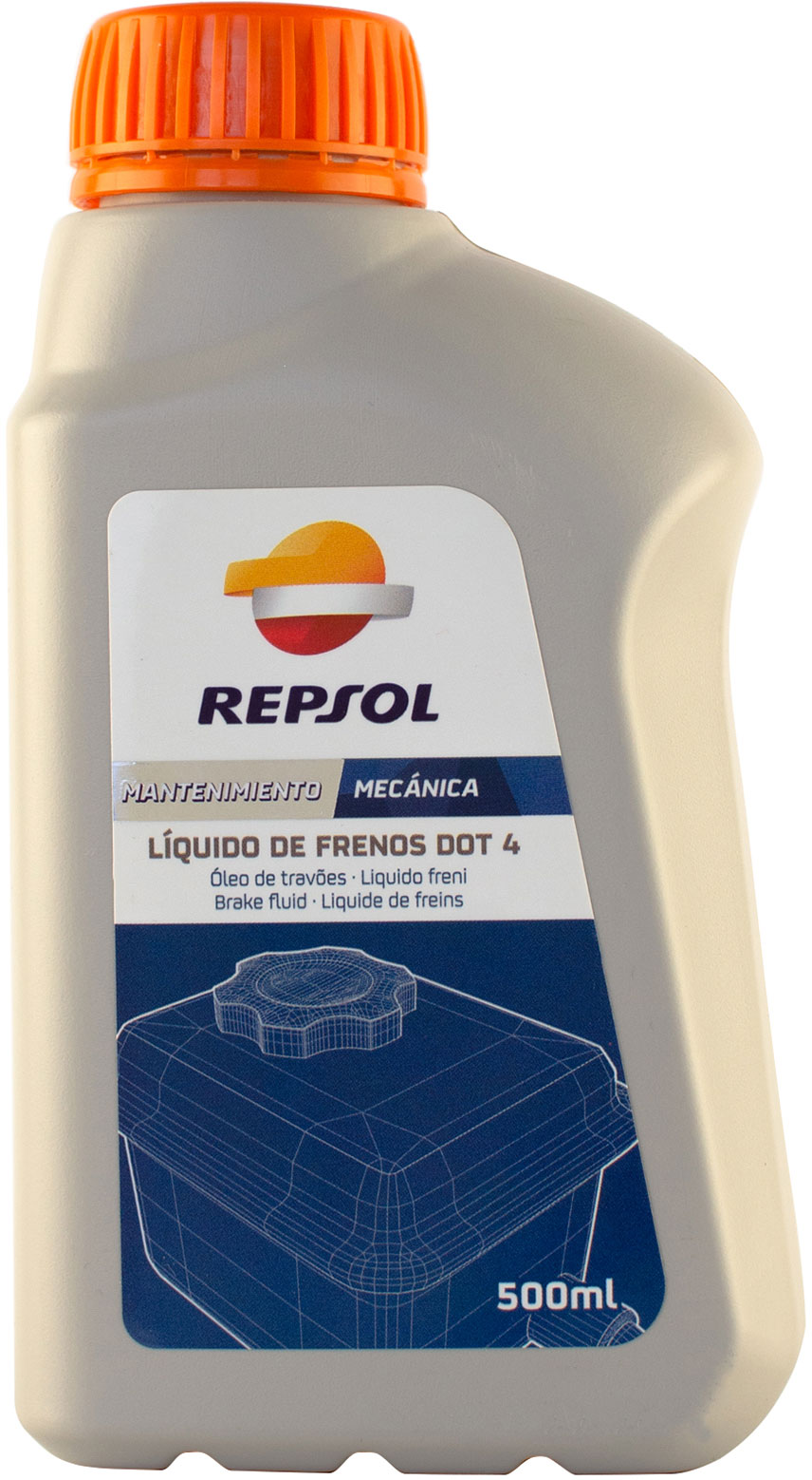 Гальмівна рідина REPSOL DOT 4 0,5 л (RP701A96)